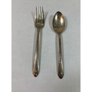 William Rogers IS Esquiste Silver Fork Spoon‎